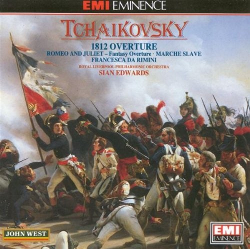 Photo of the album cover to composer, Tchaikovsky's 1812 Overture