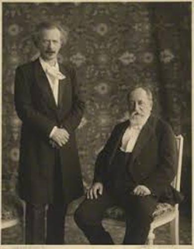 Photo of composers Gabriel Fauré and Camille Saint-Saëns