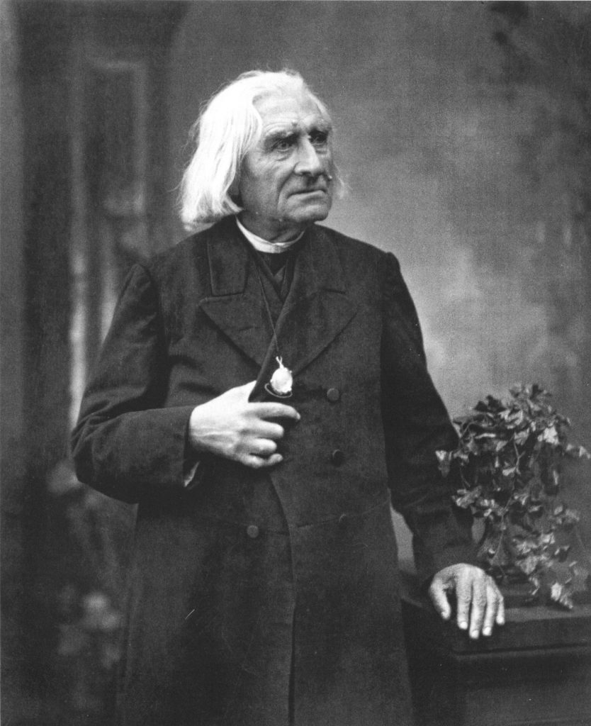 Photograph of composer Franz Liszt