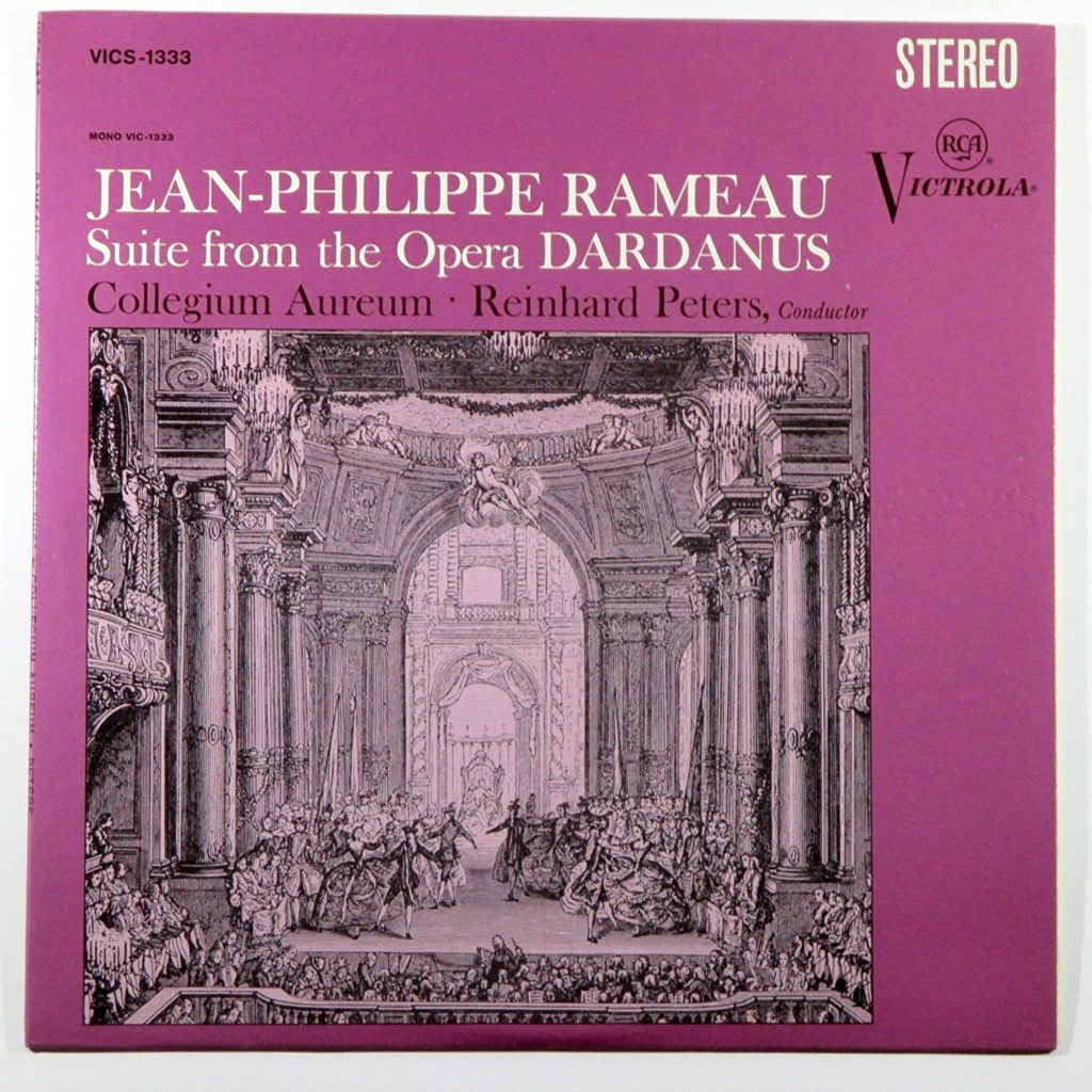 Album cover for Jean-Philippe Rameau's opera, Dardanus