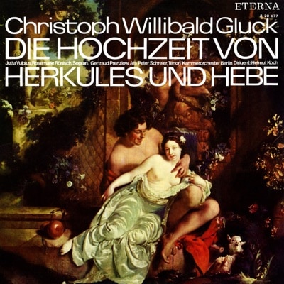 Album cover of composer Gluck's Le nozze dErcole e dEbe