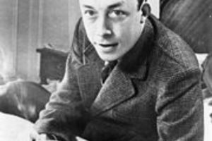 Photograph of writer, Albert Camus