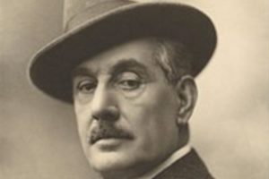 A photo of a young composer, Giacomo Puccini