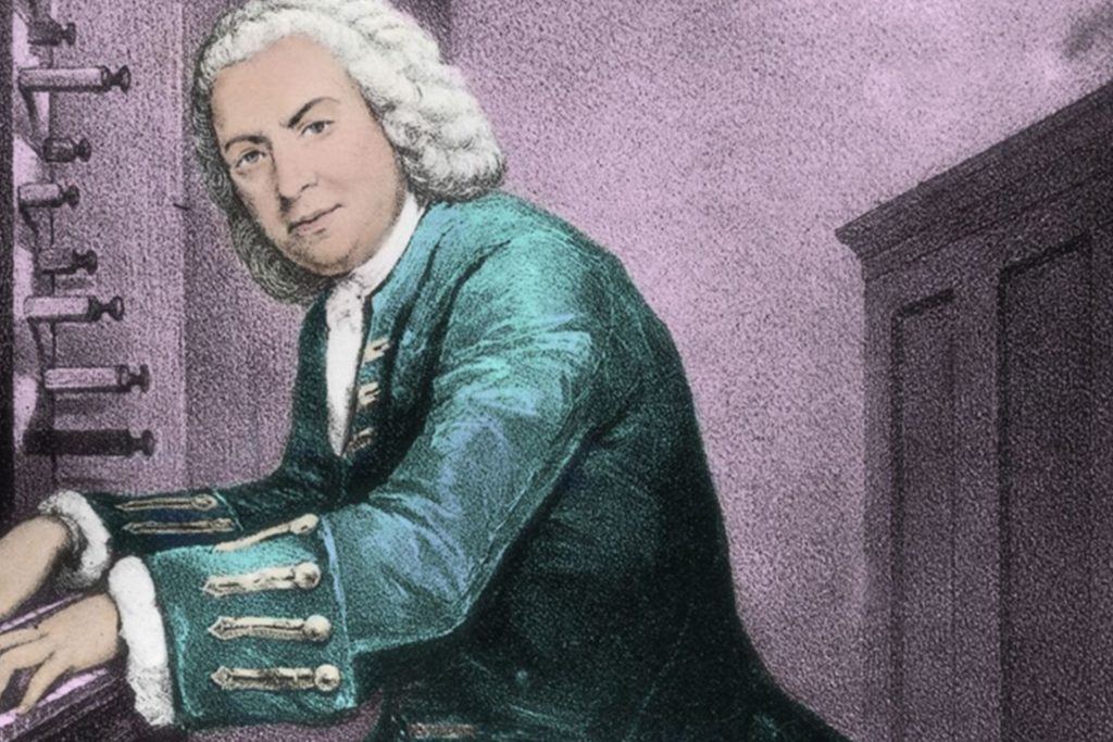 Painting of composer, Bach