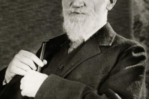 Image: George Bernard Shaw, playwright and political activist