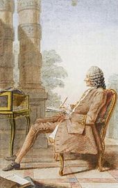 Painting of composer, Rameau