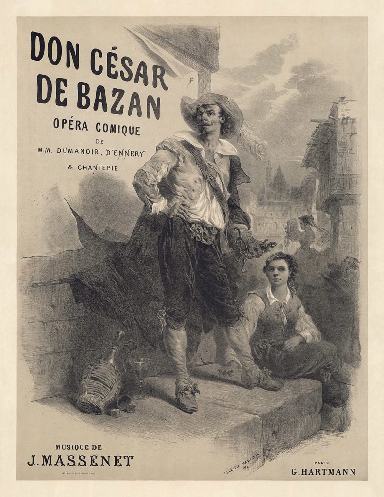 Poster for the opera, Don Cesar de Bazan