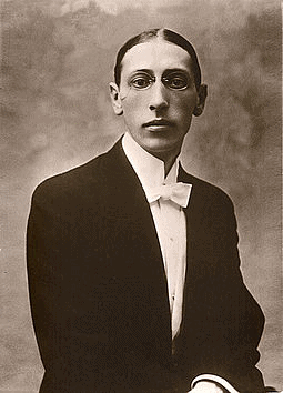 Photo of a young Rimsky-Korsekov